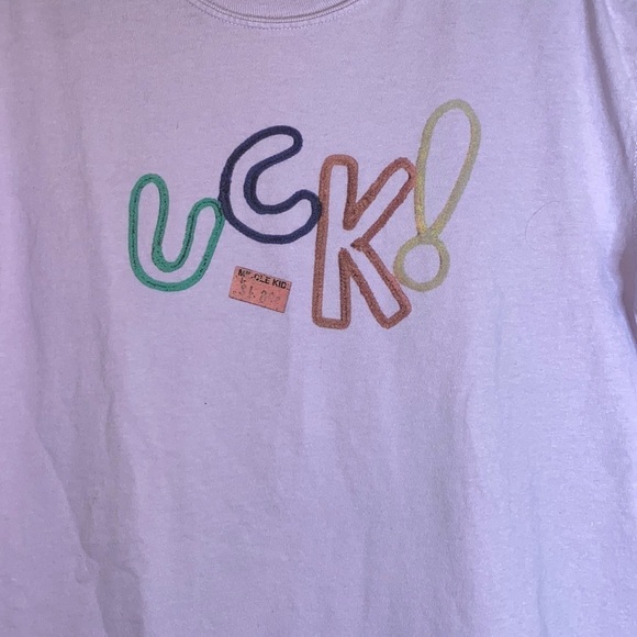 Middle Kid-No F to give tee shirt size L - Picture 2 of 7